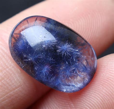 10ct Rare Natural Clear Beautiful Blue Dumortierite Crystal Mineral