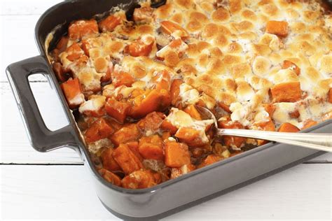 An Old Fashioned Thanksgiving Favorite Candied Yams With Marshmallows
