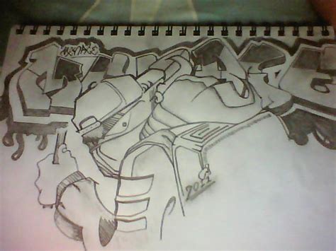 Graffiti Pencil Sketch By Menace87 On Deviantart