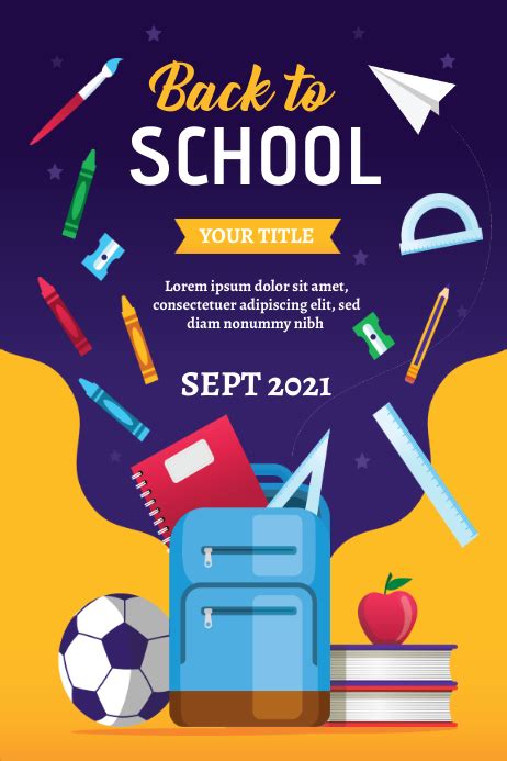 Back To School Flyer Template Postermywall