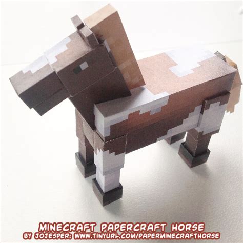 Ninjatoes Papercraft Weblog Papercraft Minecraft Horse