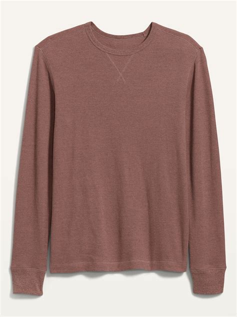 Thermal Knit Long Sleeve T Shirt For Men Old Navy