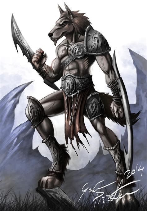 Wolf Warrior By Giopunkart On Deviantart