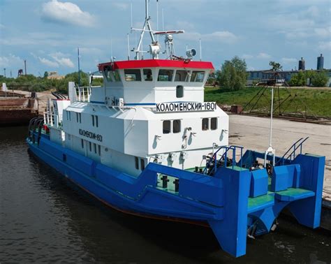 Порт Коломна сдал буксир толкач Коломенский 1601 проекта 112 ПК в