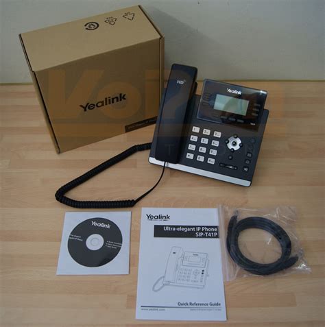 A Quick Look And Review Of The Yealink T41p Desk Voip Phone Voip