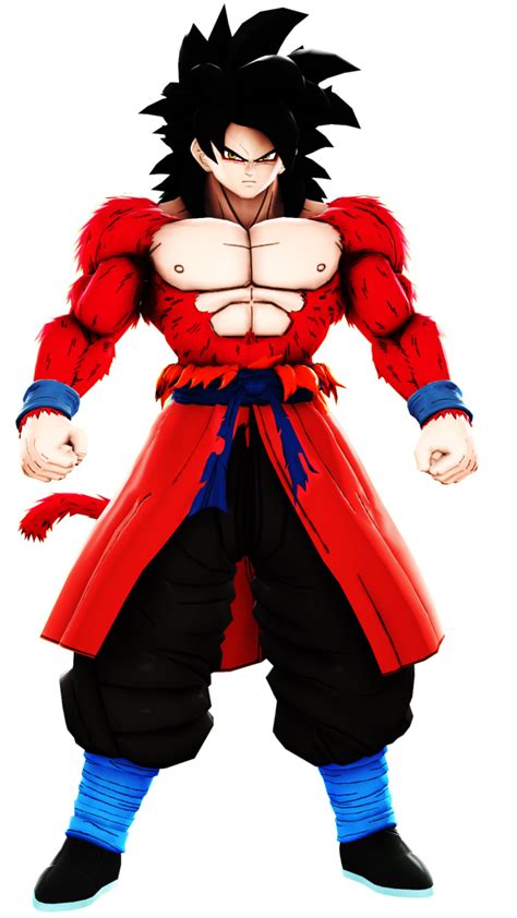 Xeno goku is a tall and muscular man. DBXV2-Xeno Goku ssj4 by MrTermi988 | Xeno goku, Goku ...