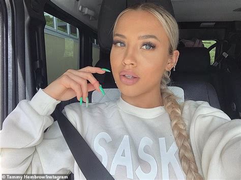 Instagram Sensation Tammy Hembrow Flaunts Her Ample Bust As She Poses On The Floor Of Her