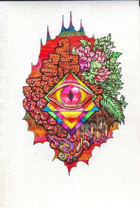 Psychedelic Eye By Valentihav On Deviantart