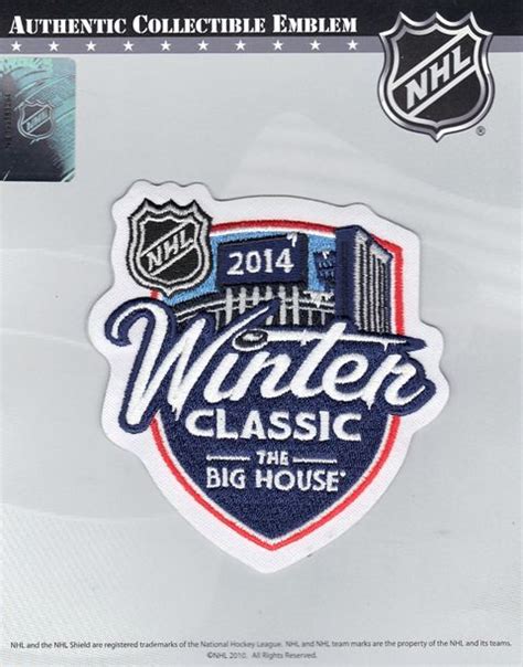2014 Nhl Winter Classic Game Logo Jersey Patch Detroit Red Wings Vs
