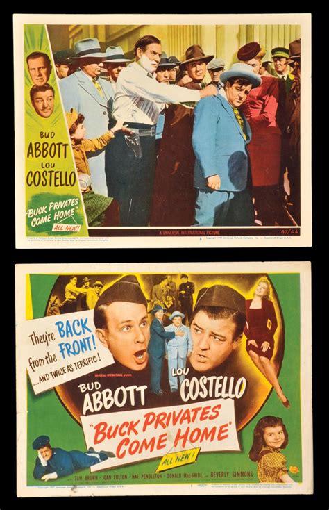 Abbott And Costello In Buck Privates Come Home 1947 Abbott And