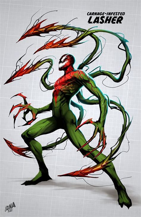 Artstation Extreme Carnage Symbiote Concepts A David Nakayama In