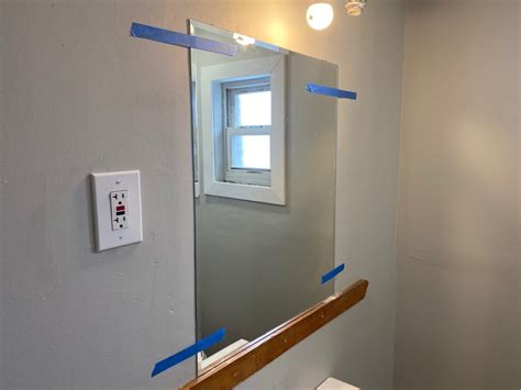 Mounting A Bathroom Mirror Everything Bathroom