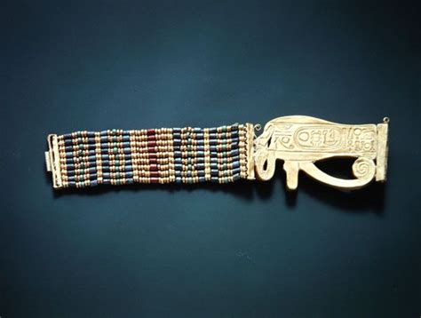 Bracelet From The Tomb Of Tutankhamun New Kingdom Gold And