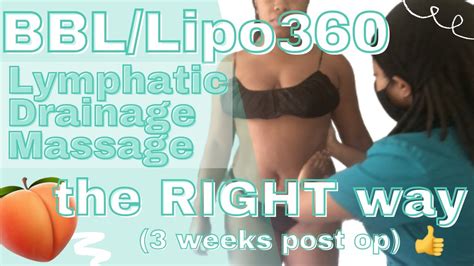 Lymphatic Drainage Massage Demo Bbl Lipo 360 True Massage And Bodywork 2021 Youtube