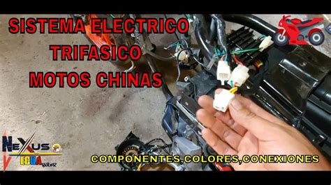 Sistema ElÉctrico De Motos Chinas Trifasicoconecxiones Sobre El