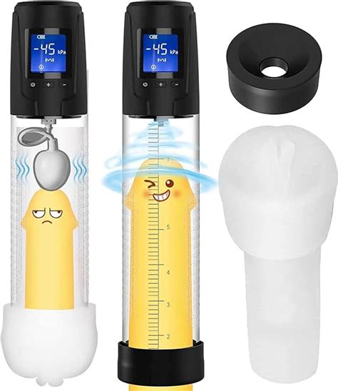 Electric Pump Pennis Erection Enlargement Realistic Masturbator Cup With Suction Levels