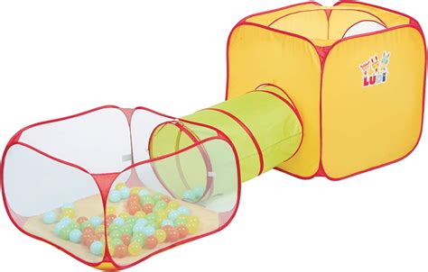 Ludi Playground Tunnel Ball Pool Cube Pop Up Play Structure