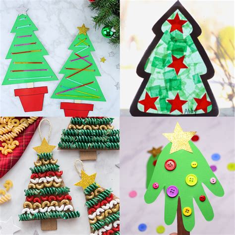Christmas Tree Crafts For Kids Six Clever Sisters