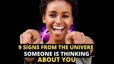 9 Signs From Universe That Someone Is Thinking About You Youtube
