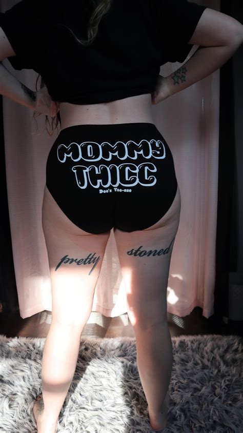 Mommy Thicc High Rise Panties Etsy