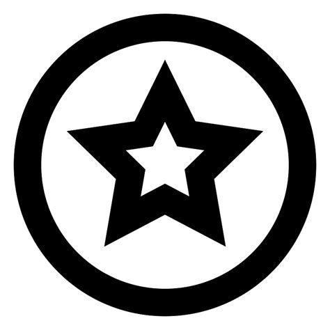 Circle Star Icon Free Download Transparent Png Creazilla