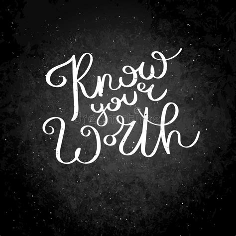 Inspirational Vector Hand Drawn Quote Chalk Lettering On Blackboard