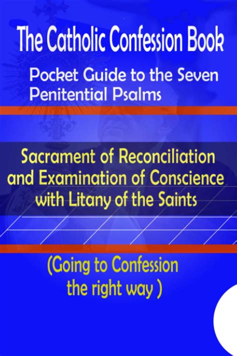 The Catholic Confession Book A Pocket Guide To The Seven Penitential