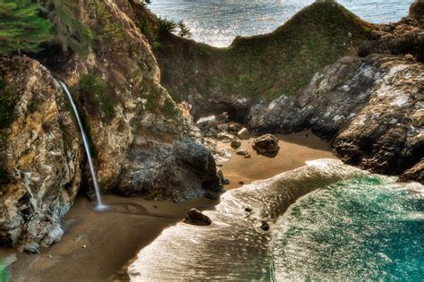 Mcway Falls Hwy 1 California Photograph By Connie Cooper Edwards