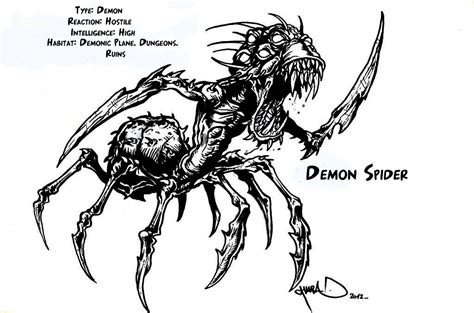 Artstation Demon Spider