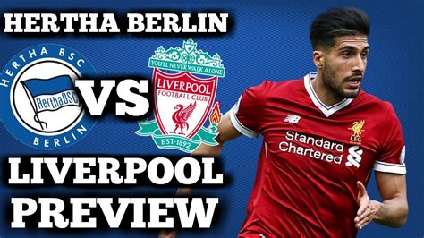 Hertha berlin vs liverpool prediction. HERTHA BERLIN VS LIVERPOOL PREVIEW | EXCITED TO SEE ...