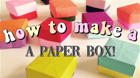 Diy Paper Box Youtube