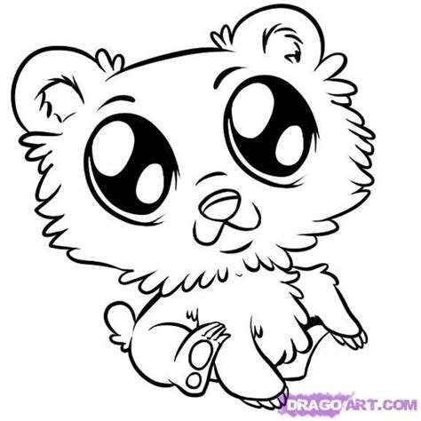Cute Baby Animal Coloring Pages To Print Free Image Download