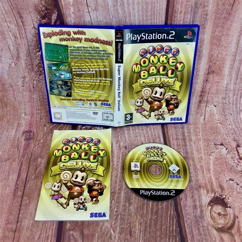 Super Monkey Ball Deluxe Ps2 Playstation 2 Pal Game With