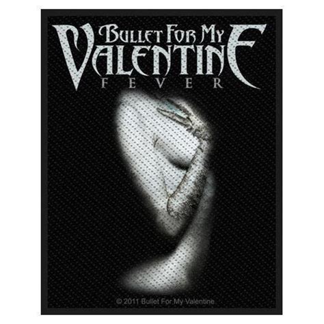 Bullet For My Valentine Fever Woven Sew On Patch Official Licensed Band Merch Bullet For My