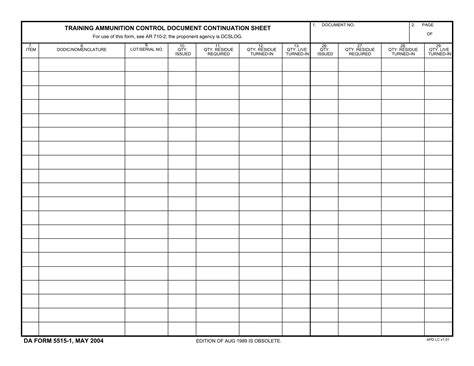 Da Form 5515 1 ≡ Fill Out Printable Pdf Forms Online