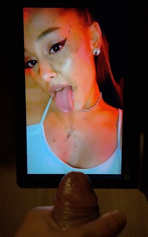 Ariana Grande Facial Cumshot Cum Tribute Gay Porn Bf