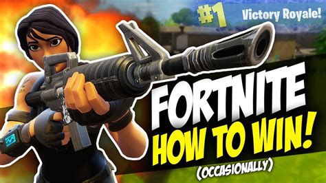 How To Win Fortnite Battle Royale Youtube