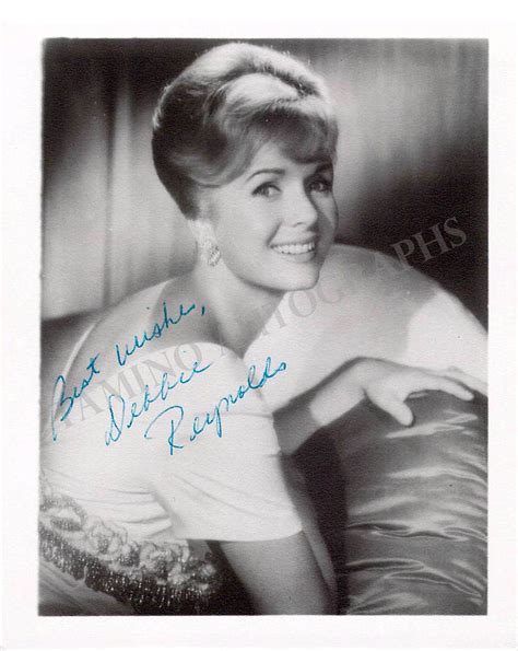 Debbie Reynolds Autograph Photograph Tamino