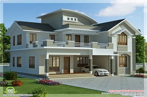 2960 Sqfeet 4 Bedroom Villa Design Kerala Home Design And Floor Plans
