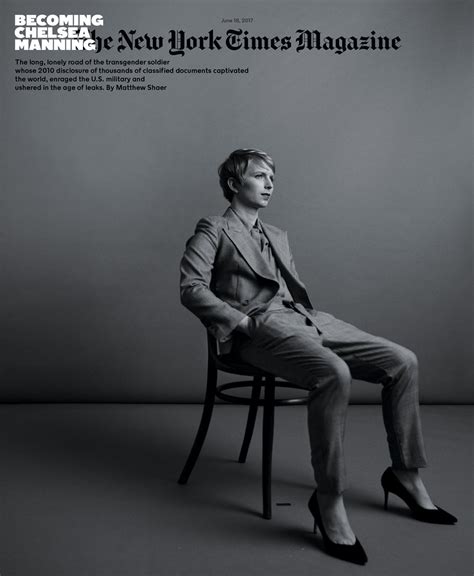 The new york times is a newspaper, published since 1851 in the united states, in new york, new york, of all places. Chelsea Manning Covers This Week's New York Times Magazine ...