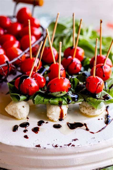 Caprese Salad Skewers Appetizer From The Food Charlatan Recipe