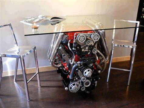 Motorcycle Parts Table Recycle Art Pinterest Men Cave Automotive
