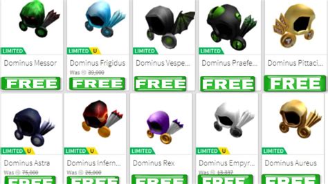 How To Get Any Dominus On Roblox For Free Youtube