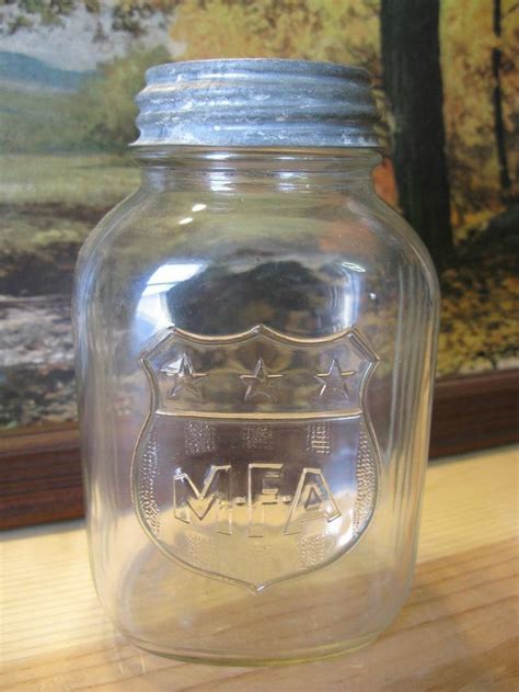Vintage Mfa Canning Jar Hazel Atlas Mason Missouri Farmers Association
