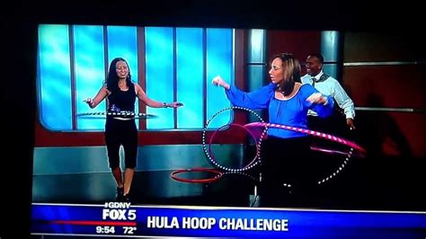 Good Day Ny Rosanna Scotto Get Hit In The Face With A Hula Hoop By