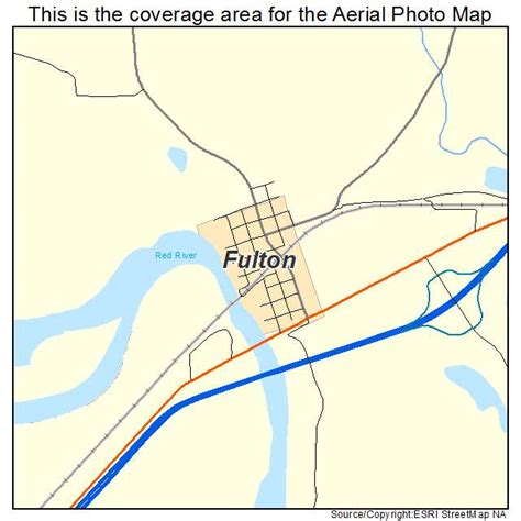 Aerial Photography Map Of Fulton Ar Arkansas