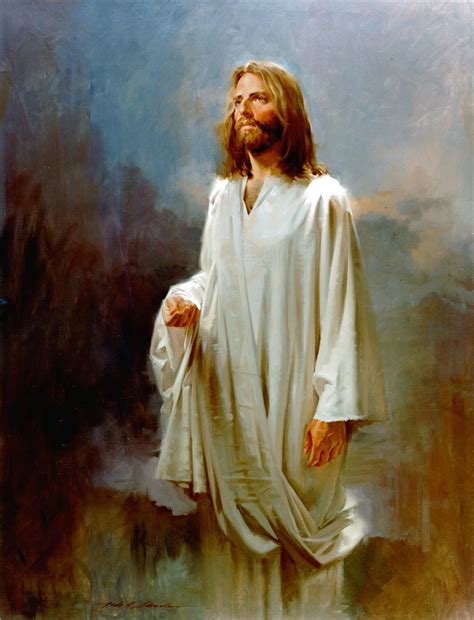 Jesus Christ Oil Painting John Howard Sanden American Portrait