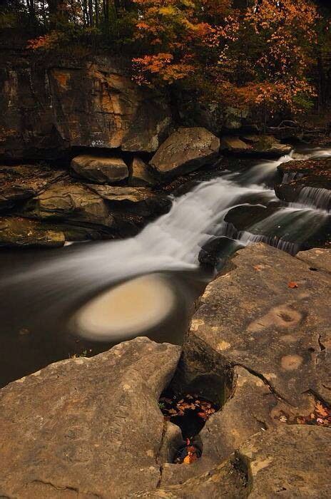 Lower Berea Falls Located In Rocky River Reservation In Berea Ohio By