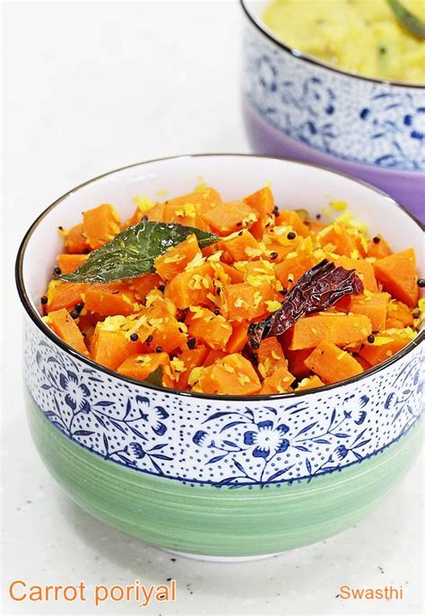 Carrot Poriyal Recipe Tamilnadu Style Carrot Stir Fry Recipe With Coconut