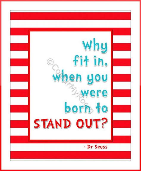 Dr Seuss Quotes Inspired Diy Printable Baby Nursery